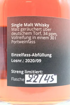 Single Cask Schwesternfass EMMA Single Malt Whisky -Angebote Baileys Store DSC00128 scaled