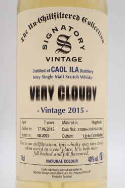 Caol Ila 2015 Very Cloudy Islay Single Malt Scotch Whisky -Angebote Baileys Store DSC00185 scaled