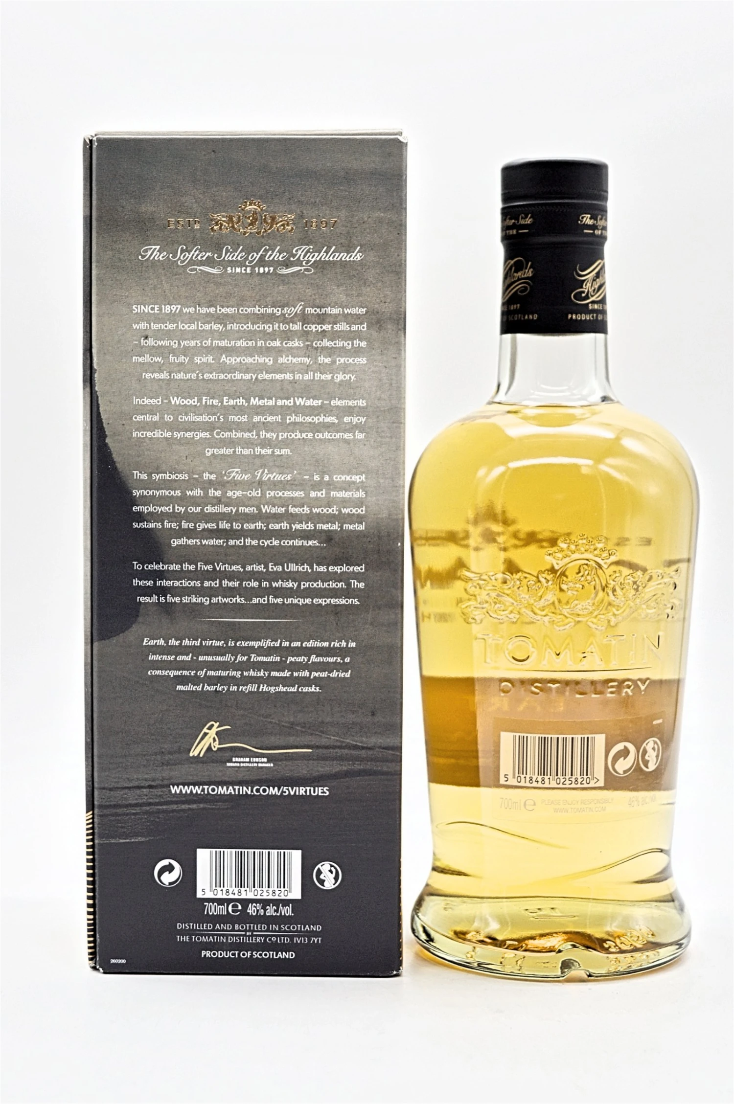 Earth Limited Edition Peated Malt Highland Single Malt Scotch Whisky 2 Earth Limited Edition Peated Malt Highland Single Malt Scotch Whisky – Bild 2