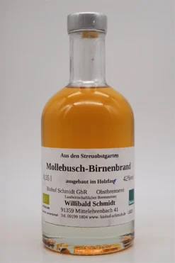 Bio Mollebusch-Birnenbrand Ausgebaut Im Holzfass