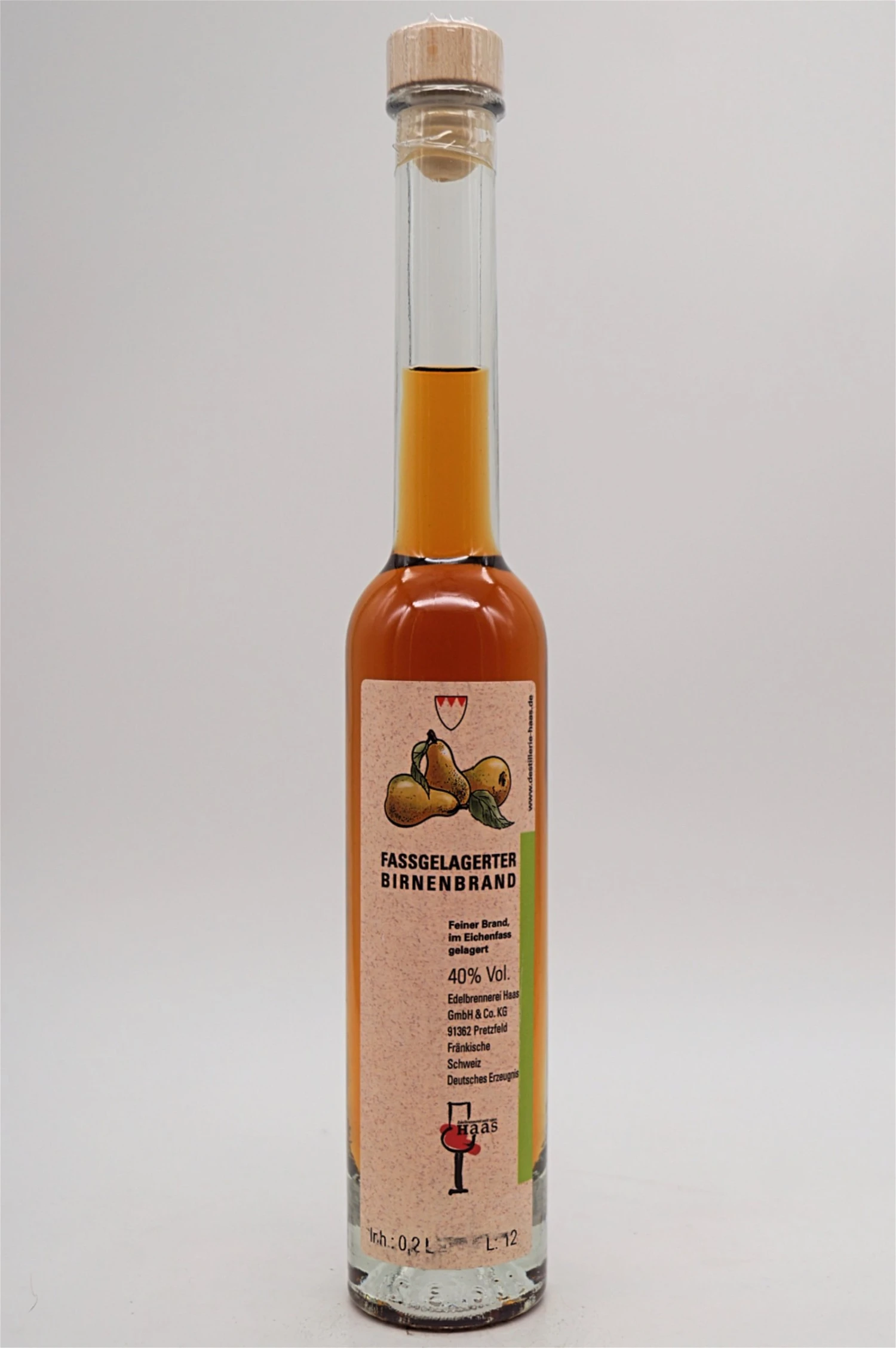 Birnenbrand Fassgelagert 1 Birnenbrand Fassgelagert