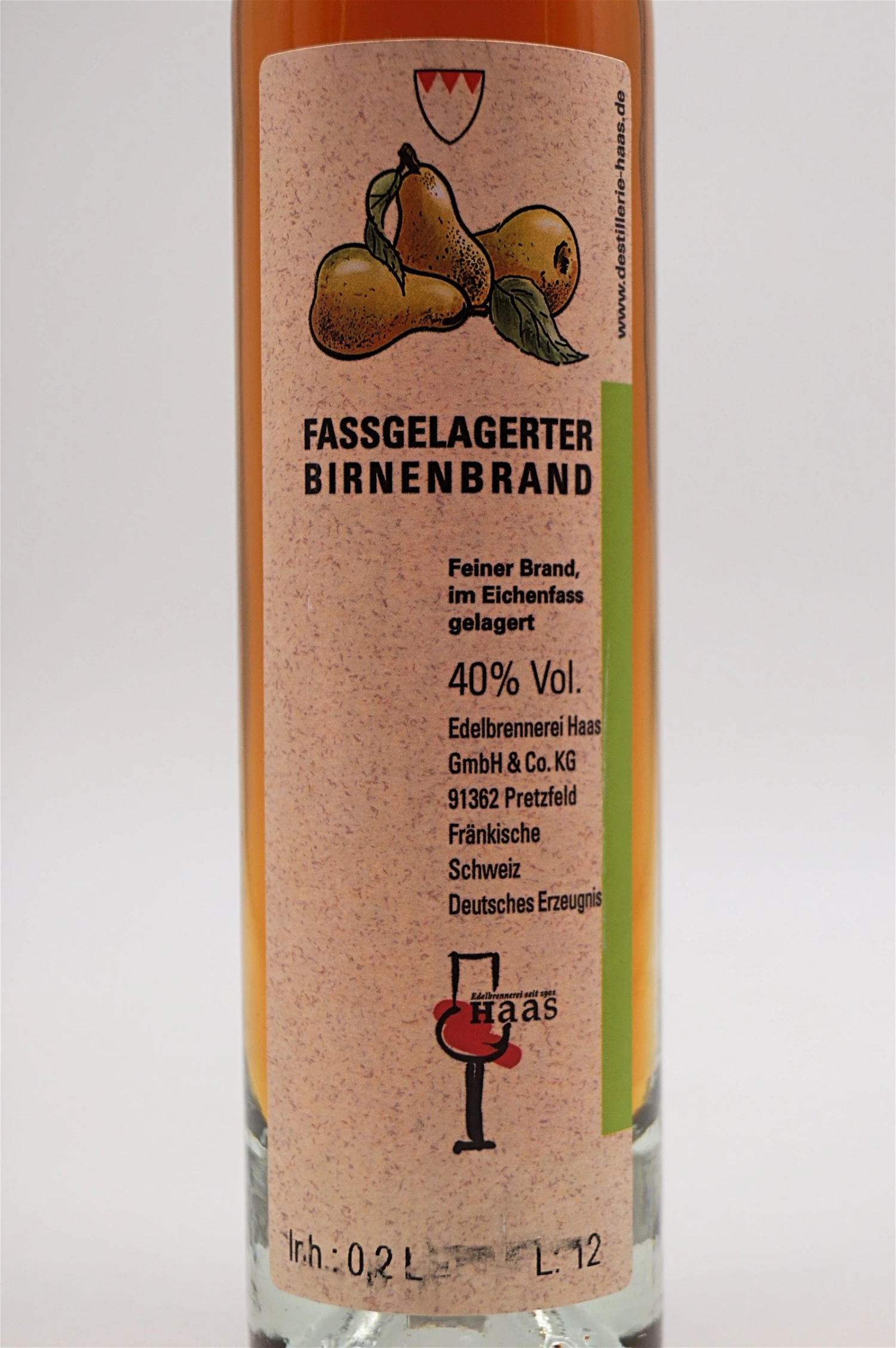 Birnenbrand Fassgelagert 2 Birnenbrand Fassgelagert – Bild 2