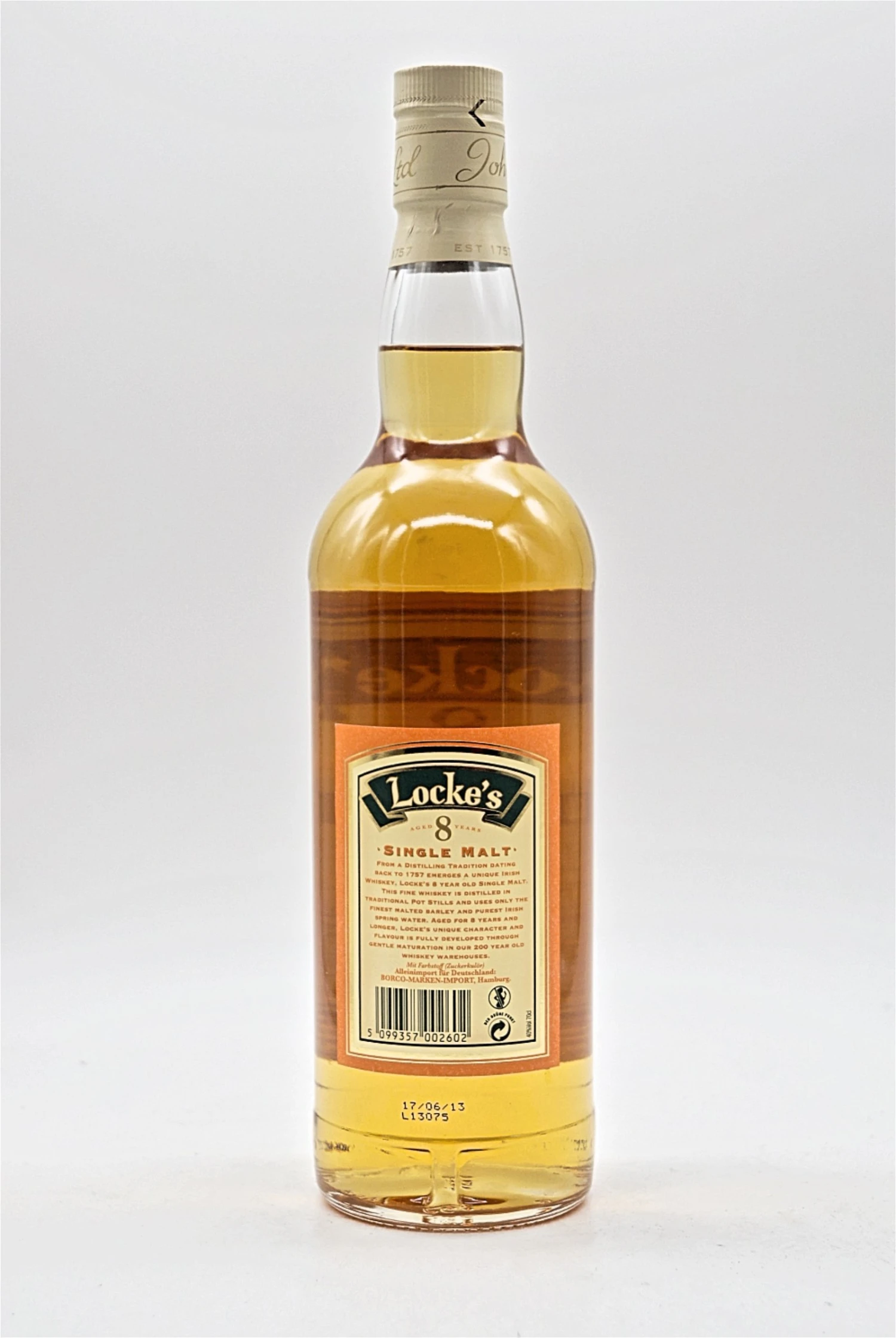 8 Jahre Single Malt Irish Whiskey 2 8 Jahre Single Malt Irish Whiskey – Bild 2