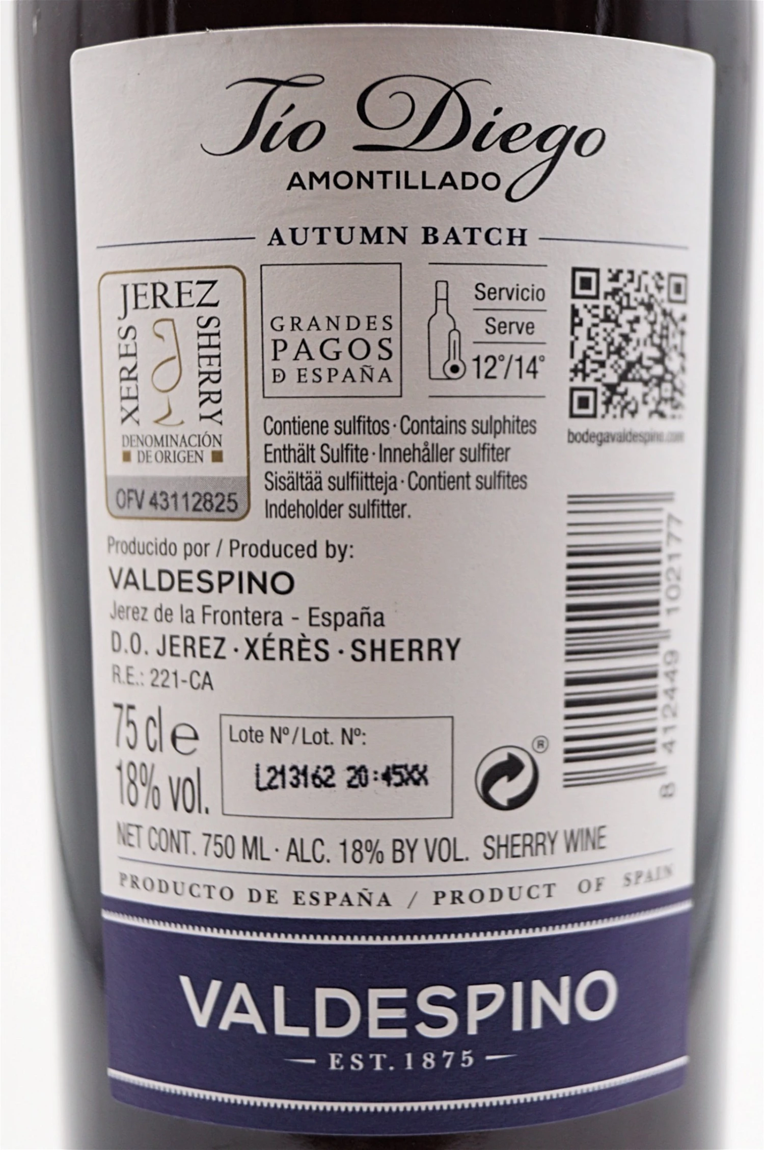 Amontillado Tio Diego 4 Amontillado Tio Diego – Bild 4