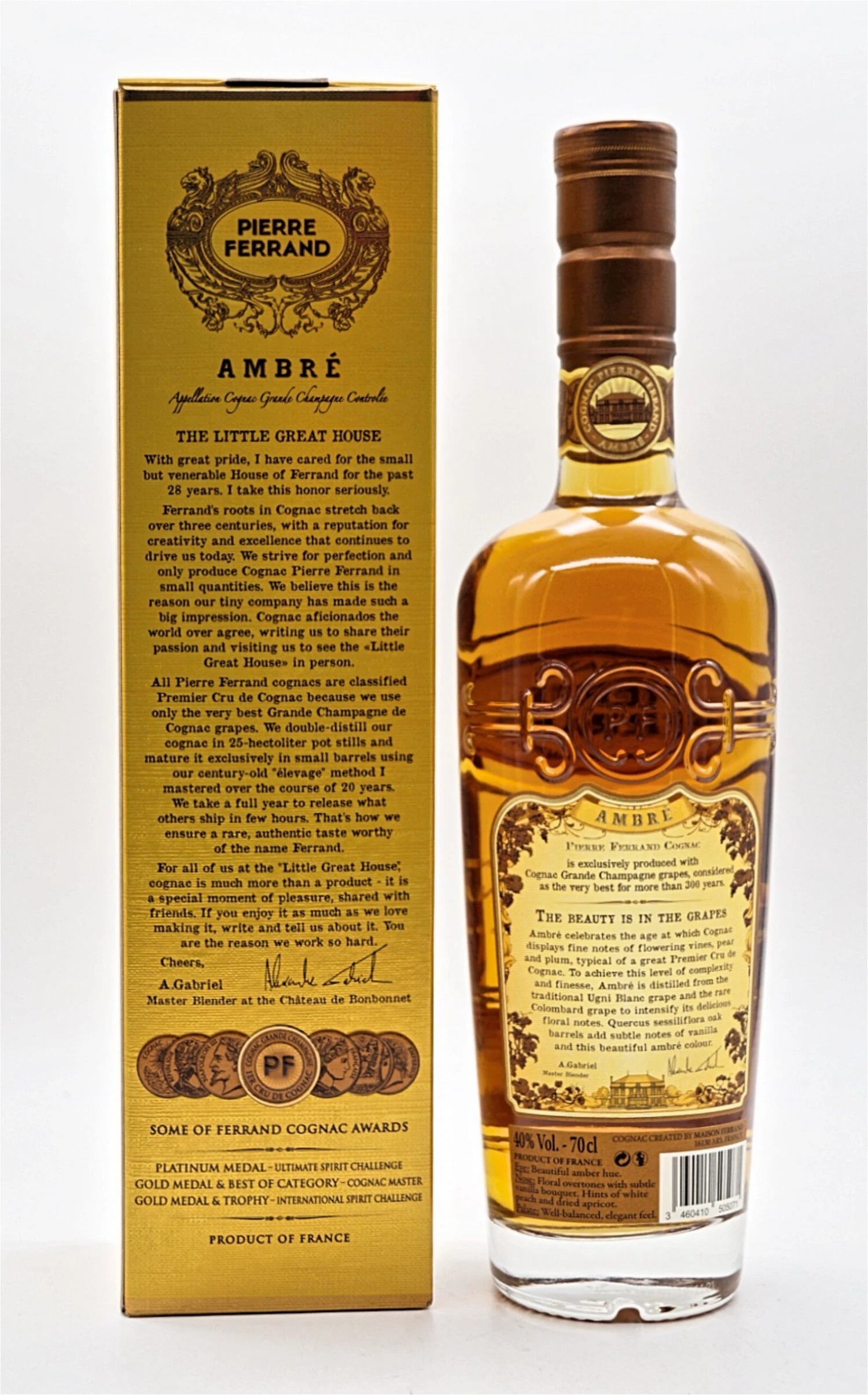 1er Cru De Cognac Grande Champagne Ambré 2 1er Cru De Cognac Grande Champagne Ambré – Bild 2