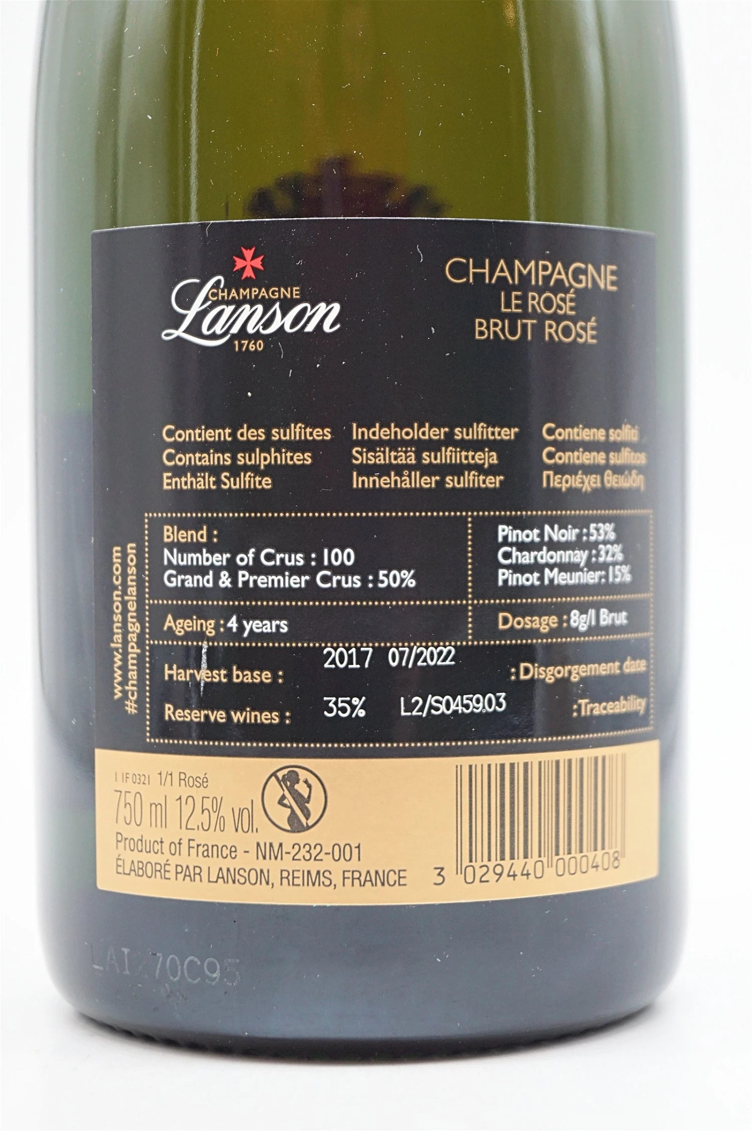 Champagner Rose Label Brut 4 Champagner Rose Label Brut – Bild 4