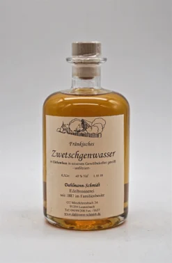 Fränkisches Zwetschgenwasser, Im Eichenfass Gereift