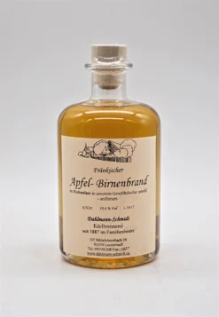 Fränkischer Apfel-Birnenbrand, Im Eichenfass Gereift