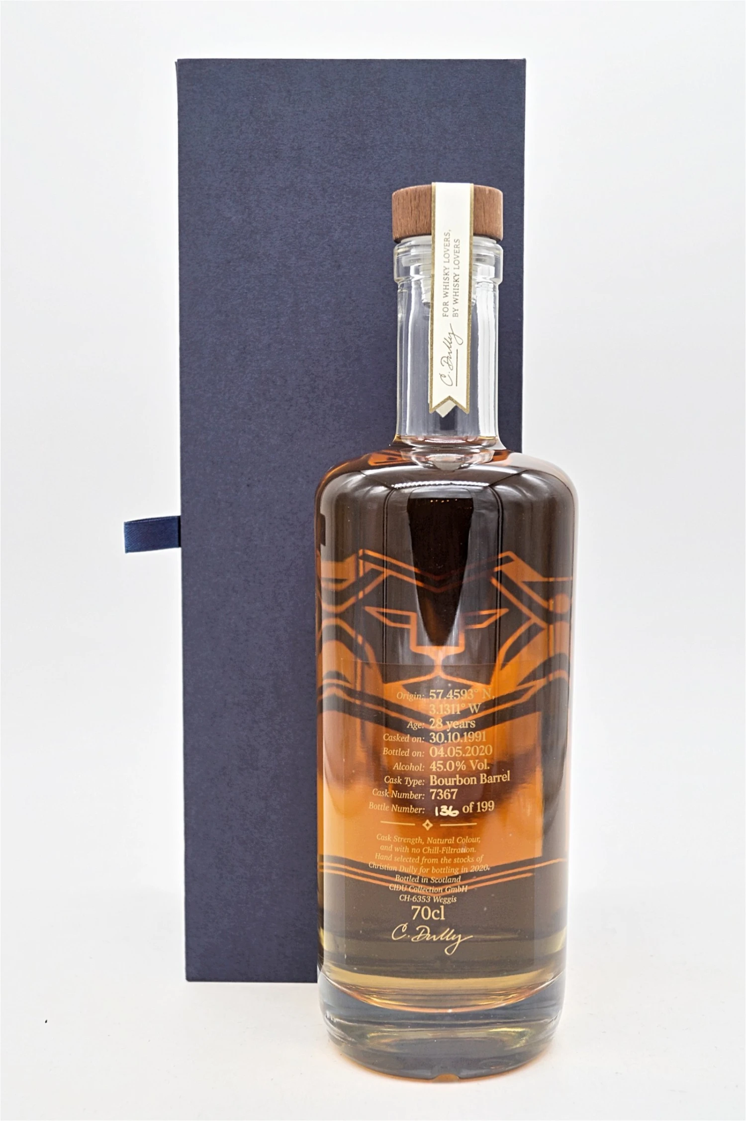 28 Jahre Burnside 1991/2020 Bourbon Barrel Blended Malt Scotch Whisky 2 28 Jahre Burnside 1991/2020 Bourbon Barrel Blended Malt Scotch Whisky – Bild 2