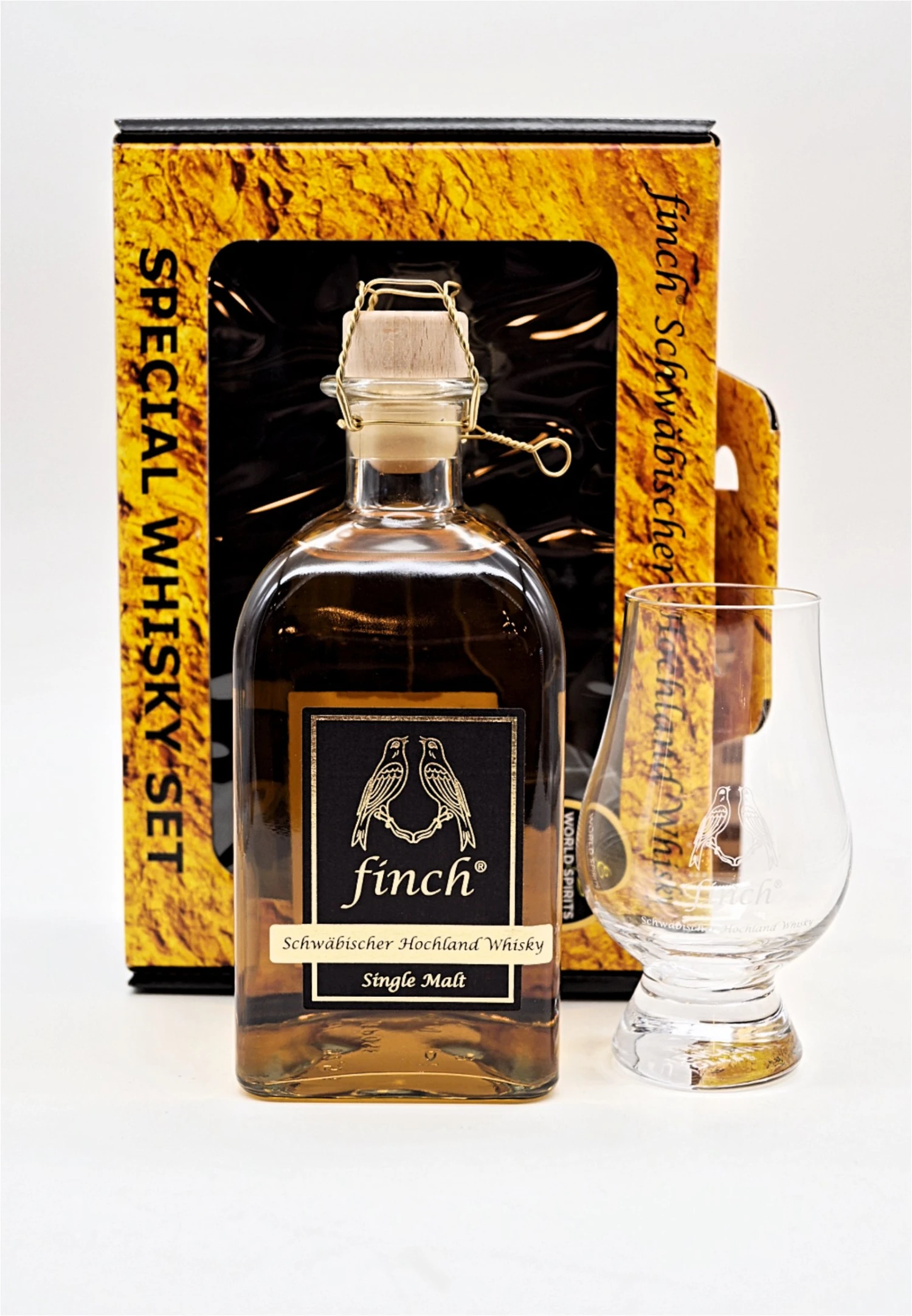 Special Whisky Set Single Malt Sherry Schwäbischer Hochland Whisky+ Finch Whiskyglas 1 Special Whisky Set Single Malt Sherry Schwäbischer Hochland Whisky+ Finch Whiskyglas