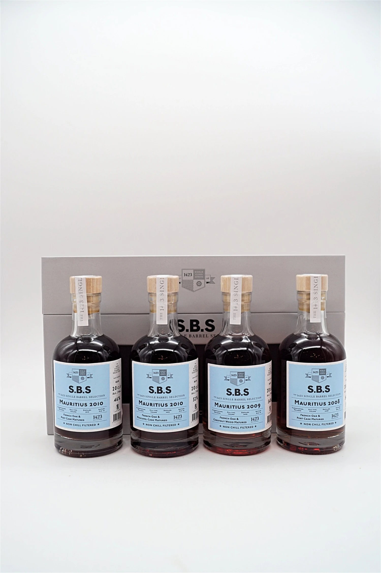SBS Mauritius Experimental Cask Series Single Barrel Selection Rum (4x0,2l) 3 SBS Mauritius Experimental Cask Series Single Barrel Selection Rum (4x0,2l) – Bild 3