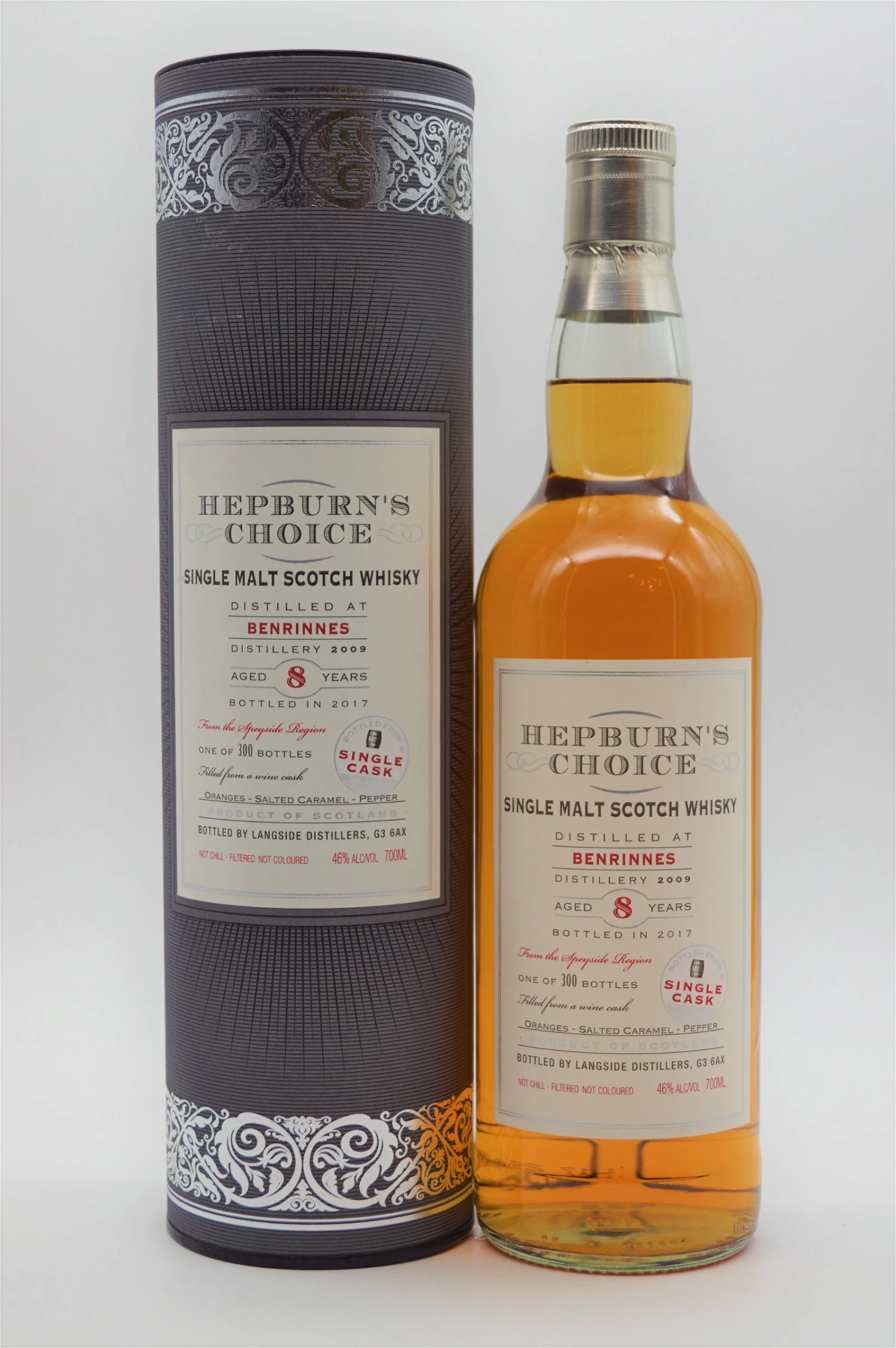 Benrinnes 8 Jahre 2009/2017 - 300 Fl. Single Malt Scotch 1 Benrinnes 8 Jahre 2009/2017 - 300 Fl. Single Malt Scotch