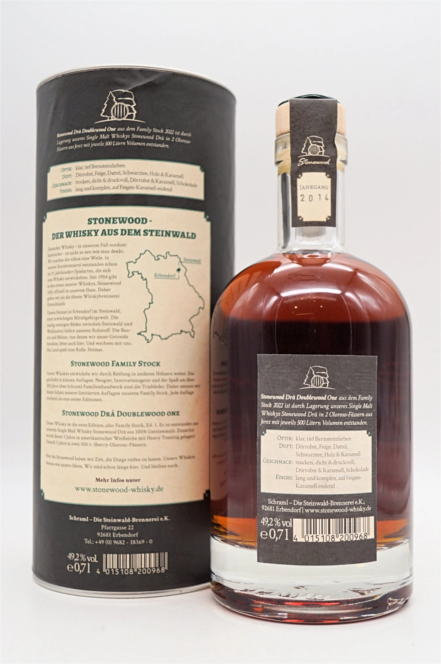 Stonewood Drà Doublewood One Single Malt Whisky 8 Jahre 2 Stonewood Drà Doublewood One Single Malt Whisky 8 Jahre – Bild 2
