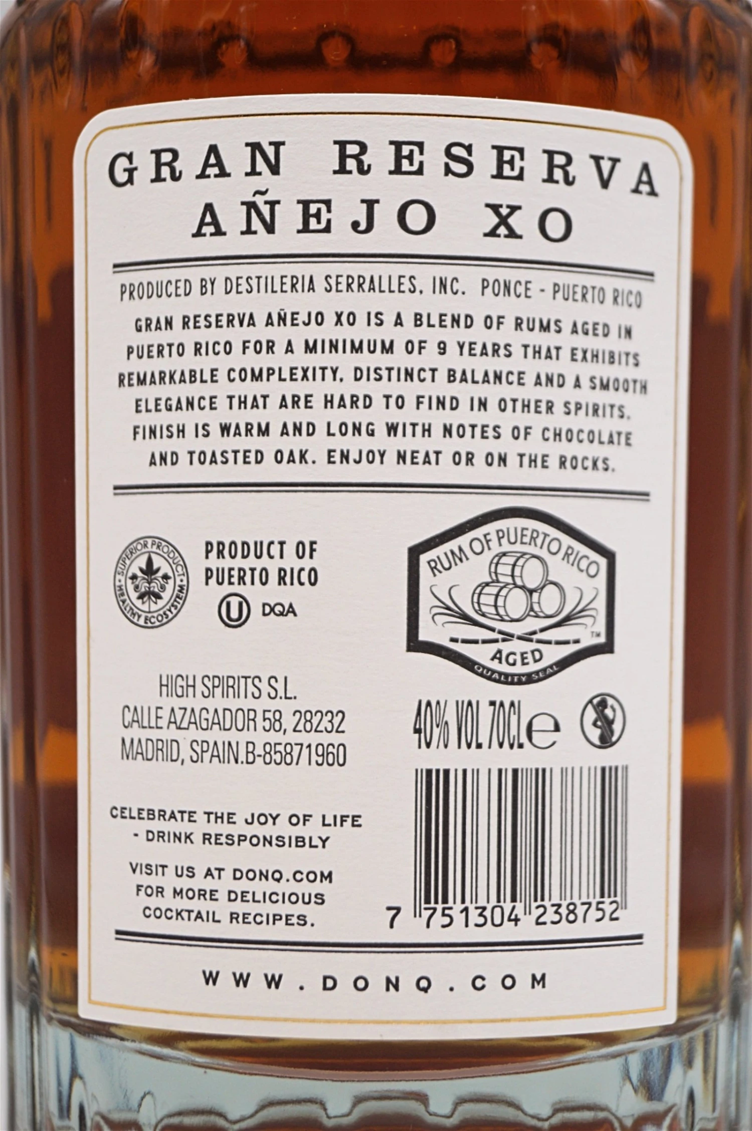 Gran Reserva Anejo XO Puerto Rican Rum 5 Gran Reserva Anejo XO Puerto Rican Rum – Bild 5