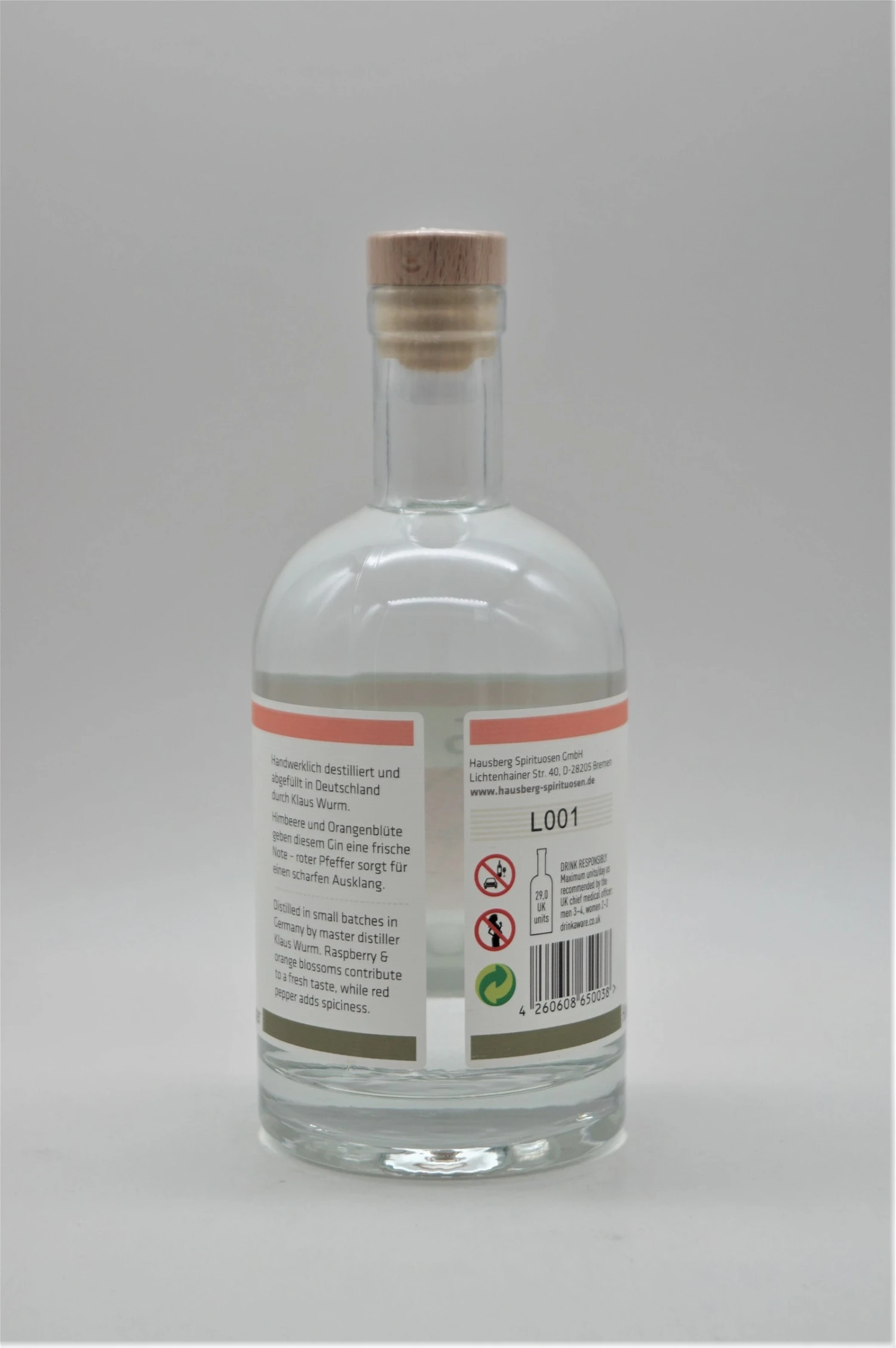 Gin No. 3 Himbeere Und Roter Pfeffer 2 Gin No. 3 Himbeere Und Roter Pfeffer – Bild 2