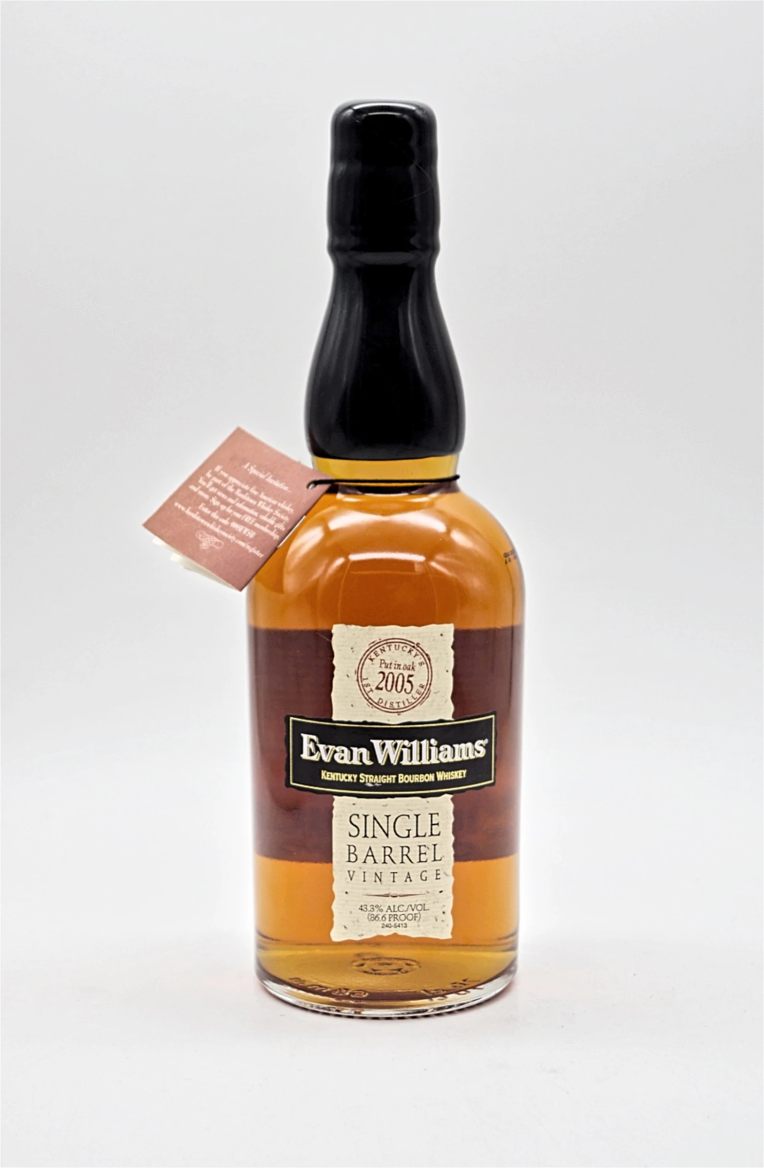 Single Barrel Vintage Kentucky Straight Bourbon Whiskey 1 Single Barrel Vintage Kentucky Straight Bourbon Whiskey