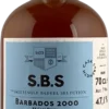 SBS Barbados 2000 PX Cask Finish Single Barrel Selection Rum